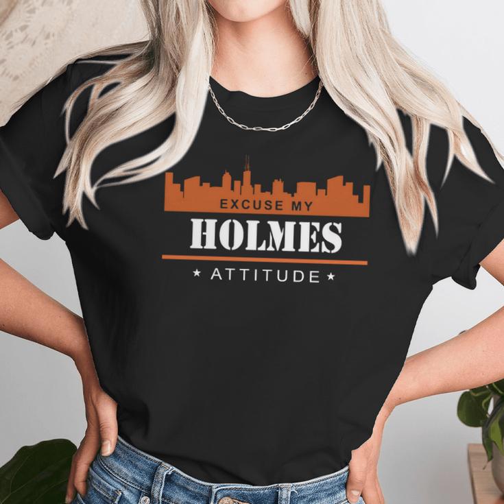 Holmes Shirts Excuse My Holmes Attitude T-Shirt Holmes TshirtHolmes TshirtsHolmesShirtHolmes ShirtsExcuse My Holmes Attitude T-Shirt Holmes Hoodie Vneck Unisex T-Shirt Gifts for Her