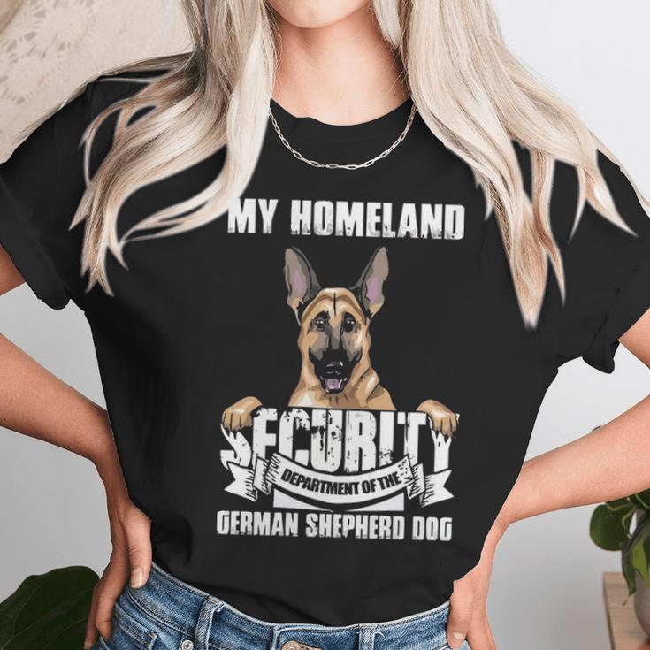 My Homeland Security Department Of The German Shepherd DogUnisex T-Shirt Gifts for Her