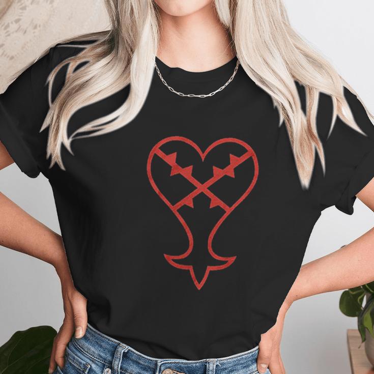 Impact Merchandising Kingdom Hearts Heartless Fitted Jersey Unisex T-Shirt Gifts for Her