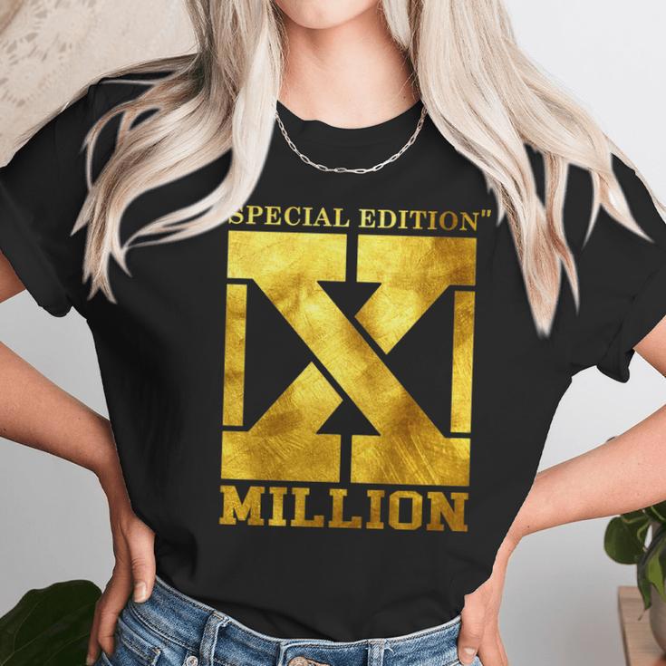 Infinite List 10 Million Special Gold Edition Unisex T-Shirt Gifts for Her