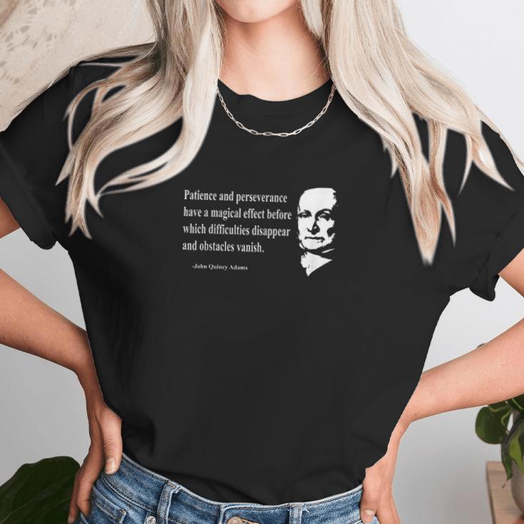 Inspirational Quote From John Quincy Adams Unisex T-Shirt Gifts for Her