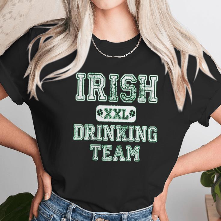 Irish Xxl Drinking Team Unisex T-Shirt Gifts for Her