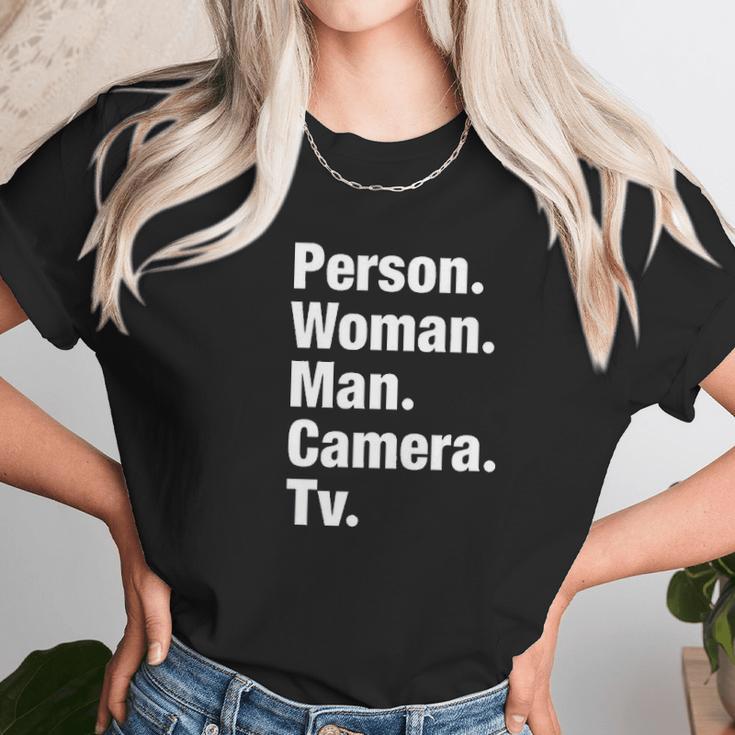 Iron Person Woman Man Camera Unisex T-Shirt Gifts for Her