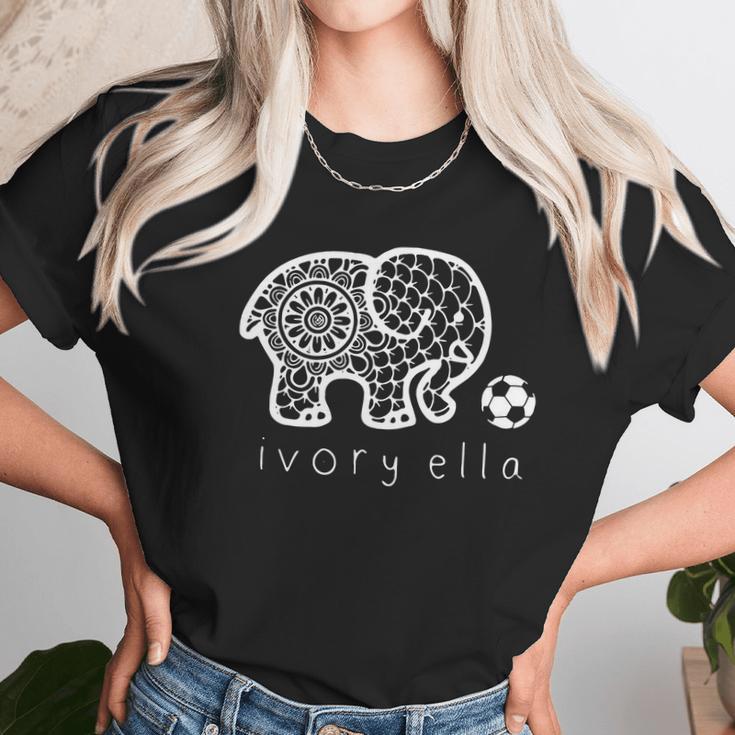 Ivory Ella Elephant Unisex T-Shirt Gifts for Her