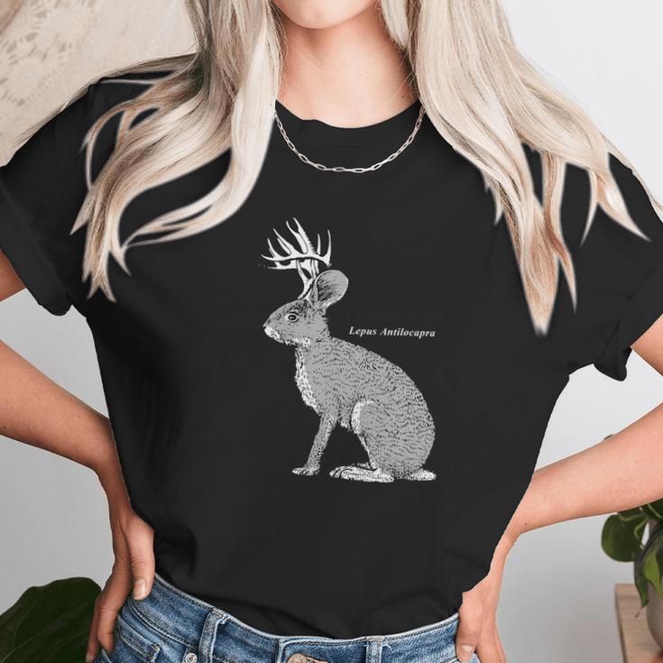 Jackalope Funny Rabbit Unisex T-Shirt Gifts for Her