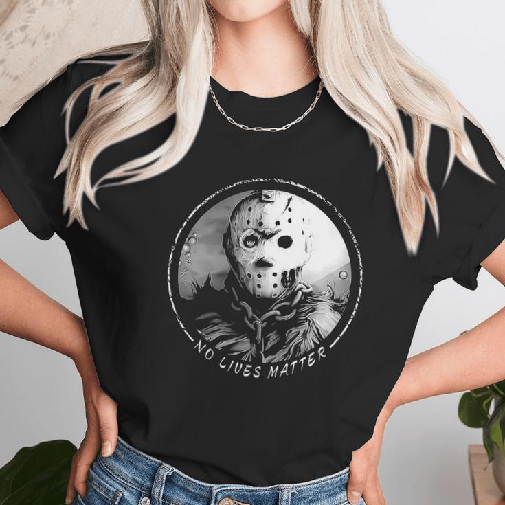 Jason Voorhees No Lives Matter Unisex T-Shirt Gifts for Her