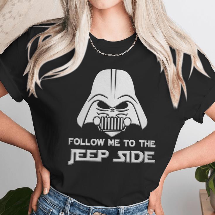 Jeep-Jeep Side Unisex T-Shirt Gifts for Her