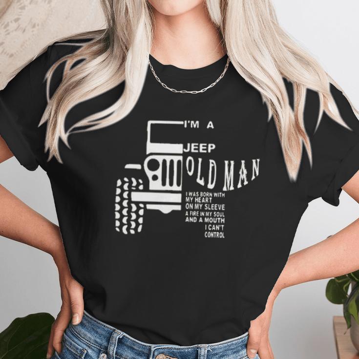 Jeep Old Man I Cant Control For Jeep Lover Aesthetic Gift 2022 Unisex T-Shirt Gifts for Her