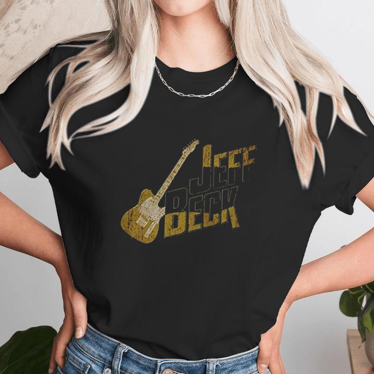 Jeff Beck His Yellow Telecaster Unisex T-Shirt Gifts for Her