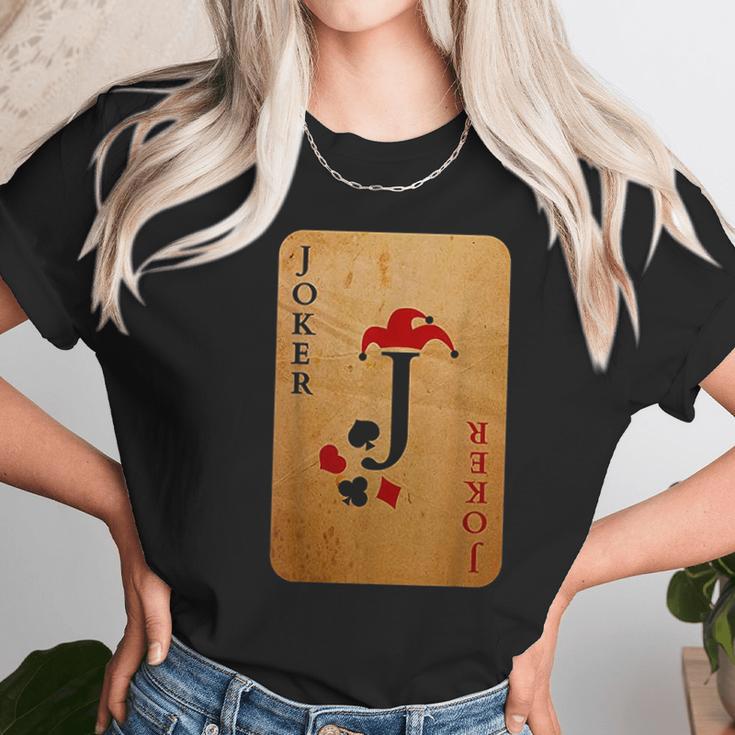 Joker Card Unisex T-Shirt Gifts for Her