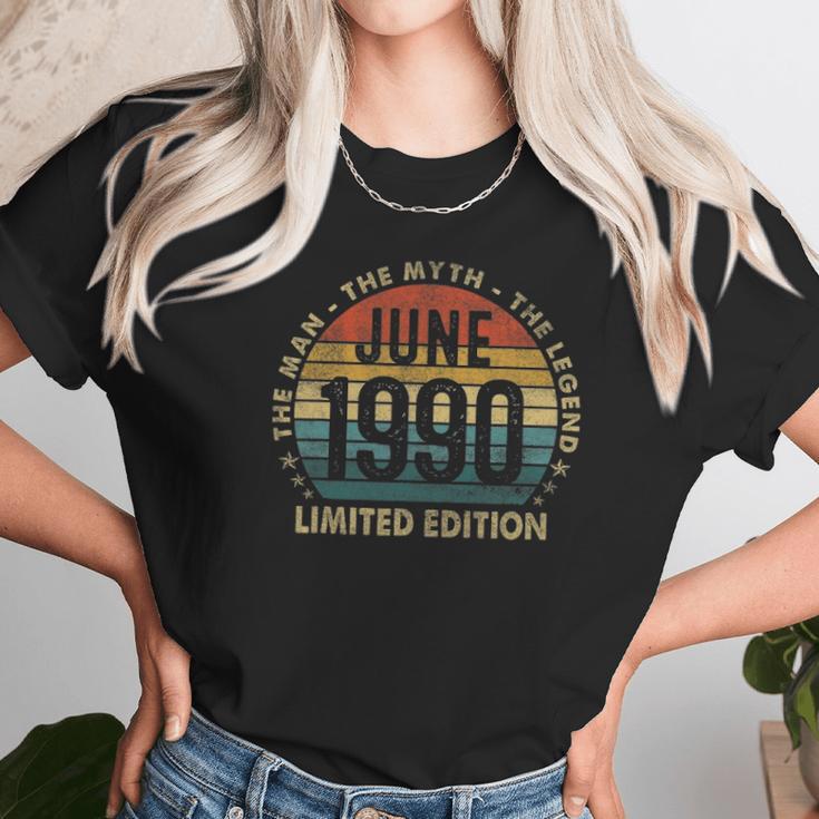 June 1990 Man Myth Legend Retro 31 Years Old For Men Unisex T-Shirt Gifts for Her