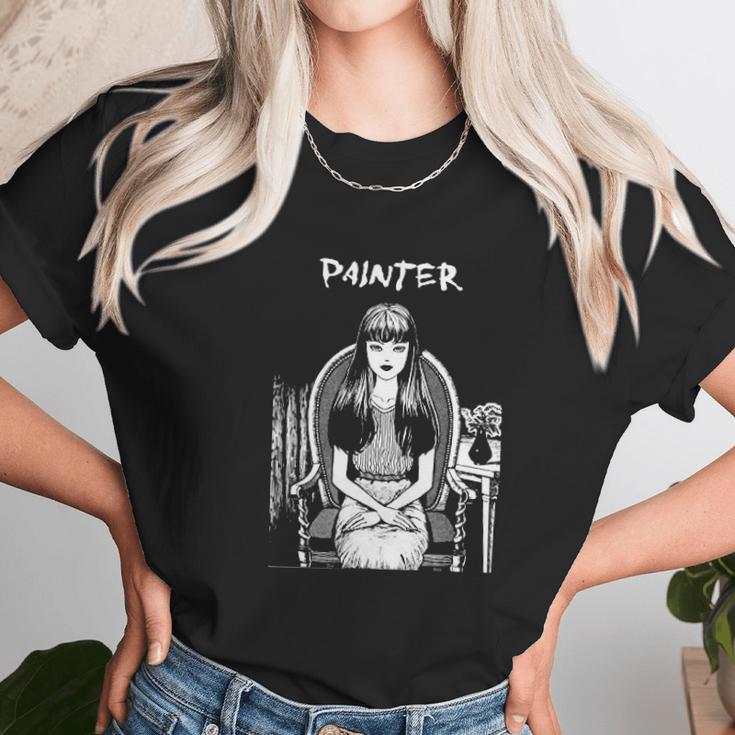 Junji Ito Tomie Sitting Unisex T-Shirt Gifts for Her