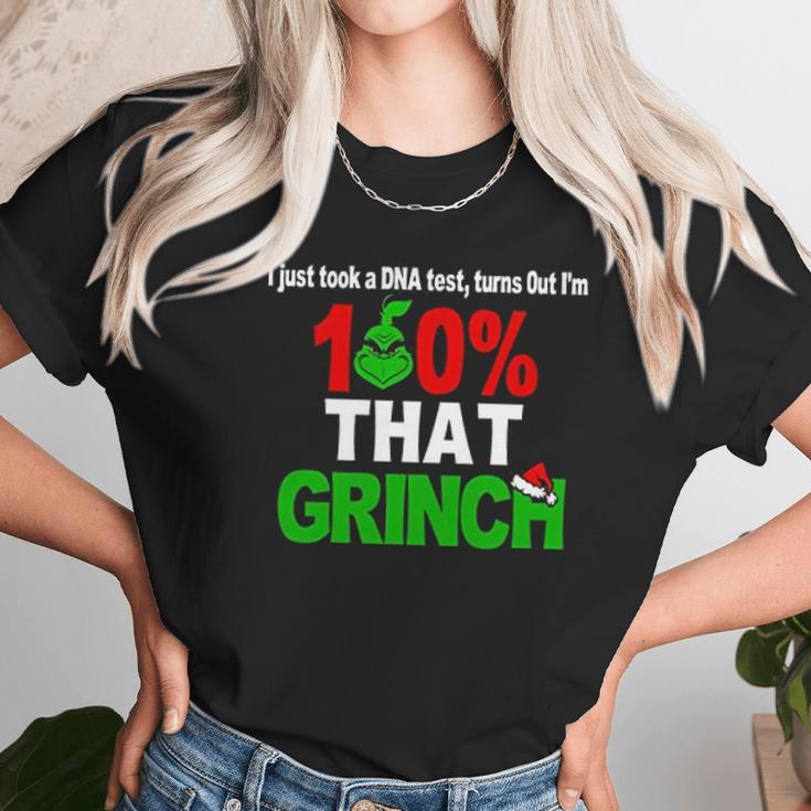 I Just Took A Dna Test Turns Out I Am 100 That Grinch Unisex T-Shirt Gifts for Her