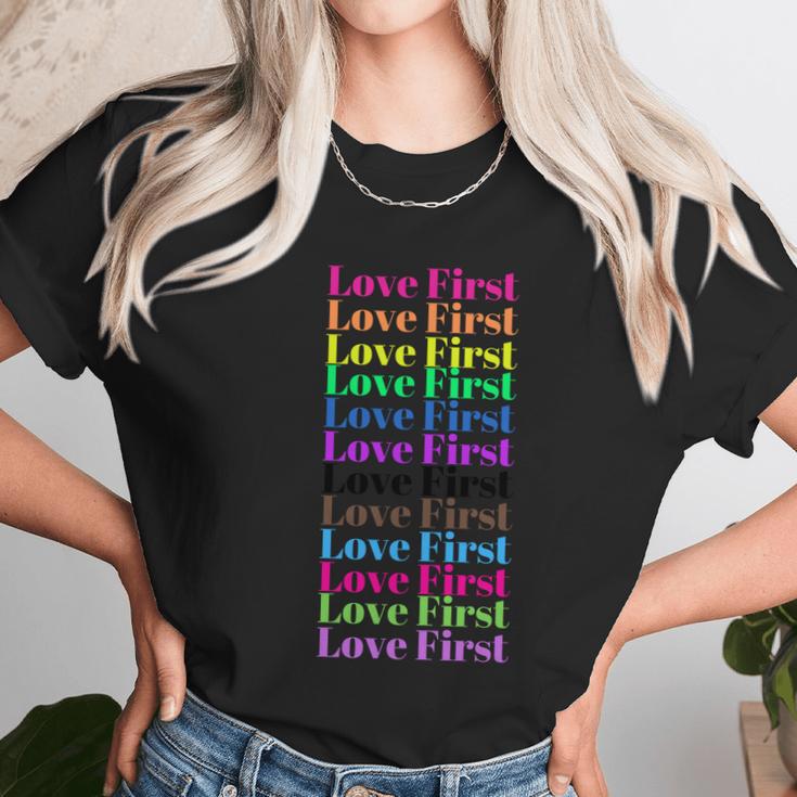 Kamala Harris Lgbtq Gay Pride Week Born To Be Gay Love Gift Unisex T-Shirt Gifts for Her