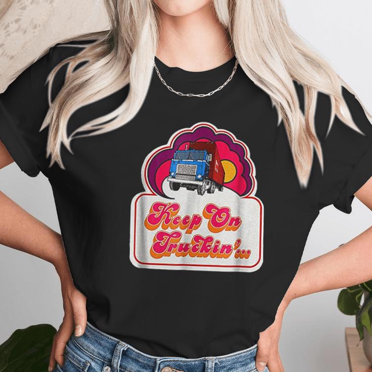 Keep On Truckin Unisex T-Shirt Gifts for Her