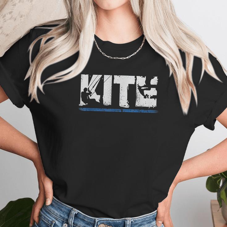 Kite Kiteboarding Kiting Kitesurfing Kitesurf Gift Unisex T-Shirt Gifts for Her