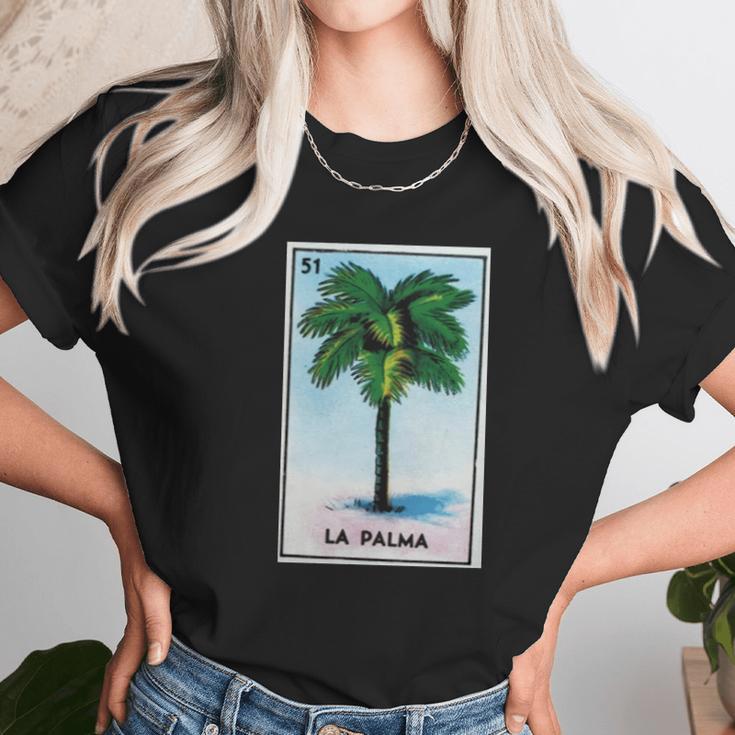 La Palma Palm Tree Loteria Party Shirt Unisex T-Shirt Gifts for Her