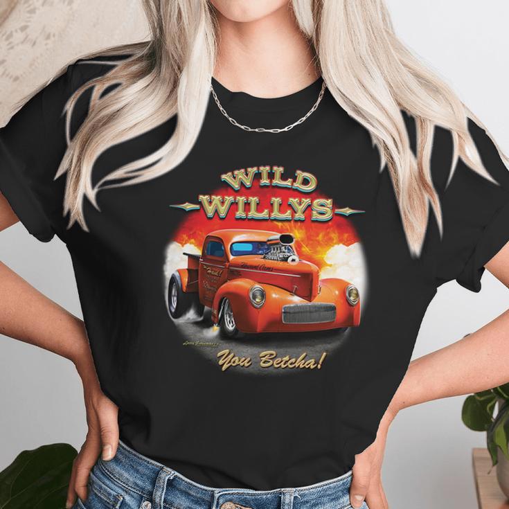 Larry Grossman Wild Willys Unisex T-Shirt Gifts for Her