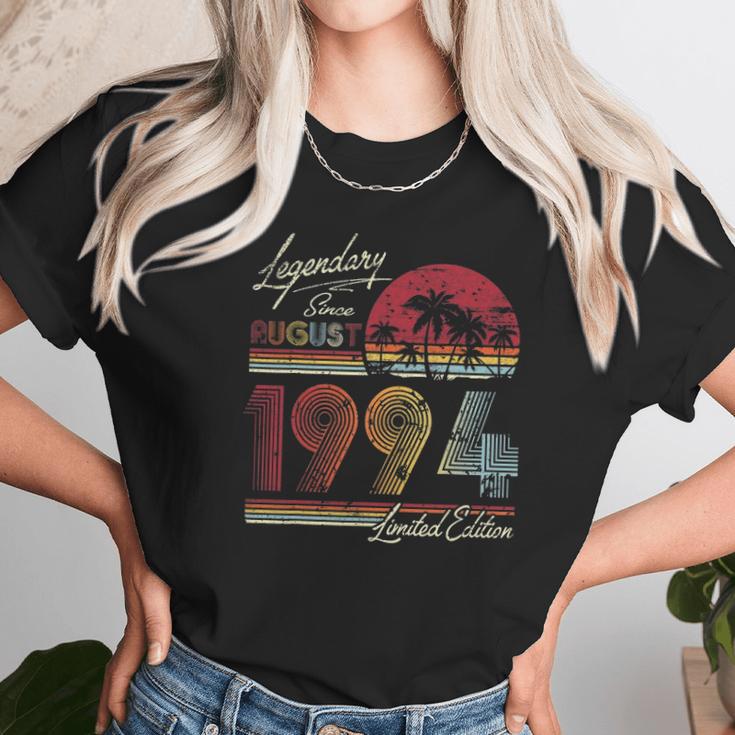 Legendary Since August 1994 27Th Birthday Gift 27 Years Old Unisex T-Shirt Gifts for Her