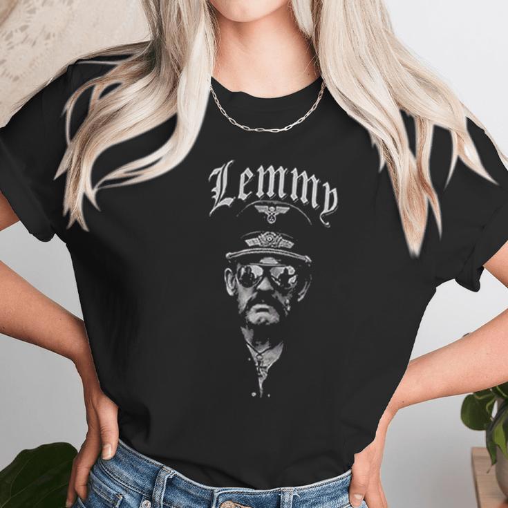 Lemmy Mfing Portrait Motorhead Band Unisex T-Shirt Gifts for Her