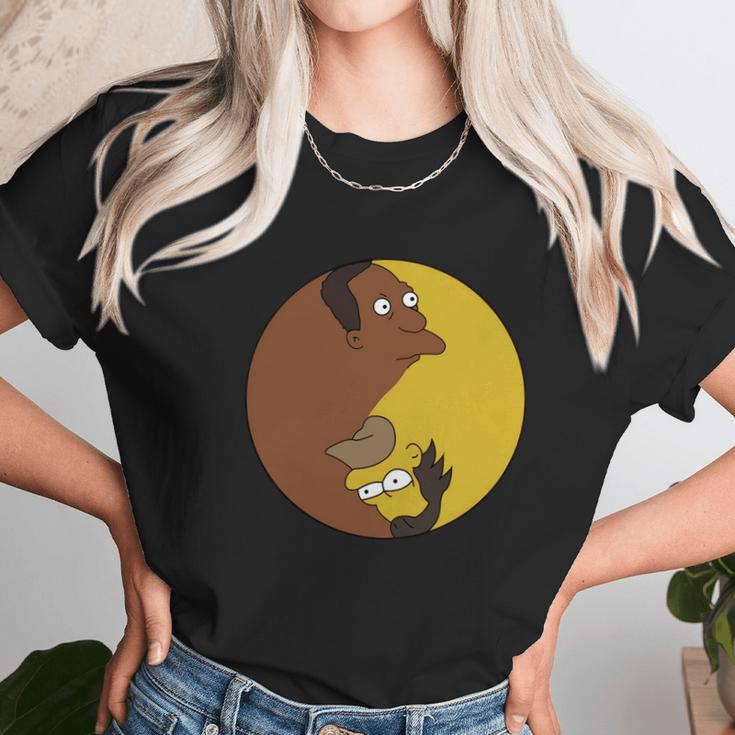 Lenny Carl Yin Yang T-Shirt Unisex T-Shirt Gifts for Her