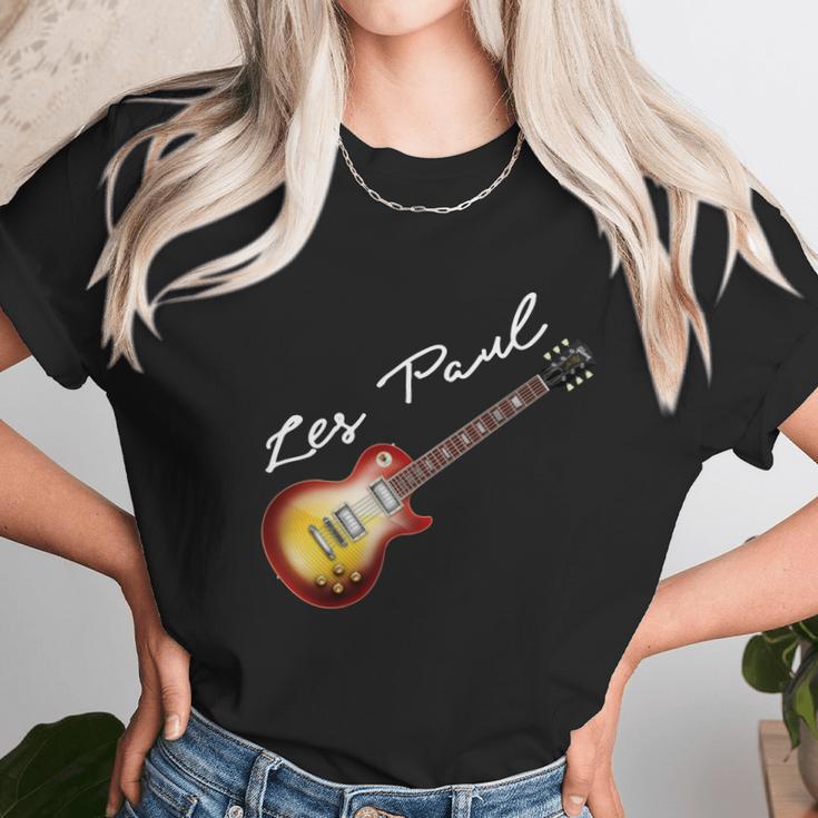 Les Paul Gibson Electric Guitar Unisex T-Shirt Gifts for Her