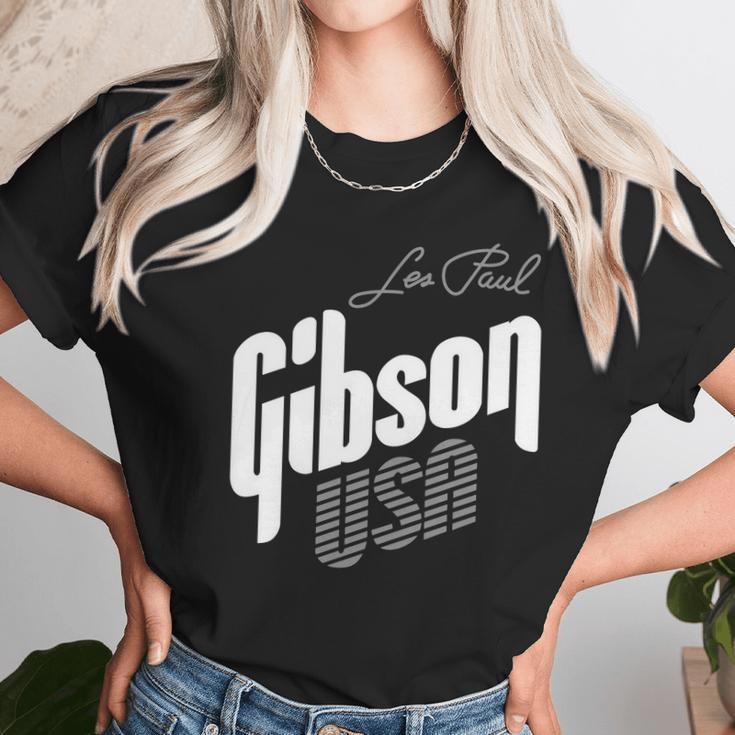 Les Paul Gibson Usa Unisex T-Shirt Gifts for Her