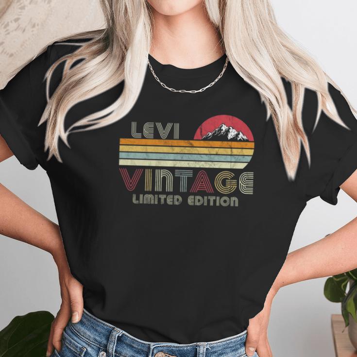 Levi Name Gifts Vintage Limited Edition Birthday Outfit Unisex T-Shirt Gifts for Her