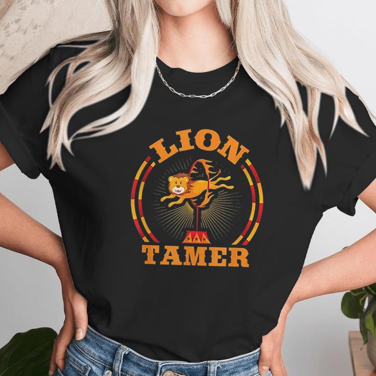 Lion Tamer Taming Unisex T-Shirt Gifts for Her