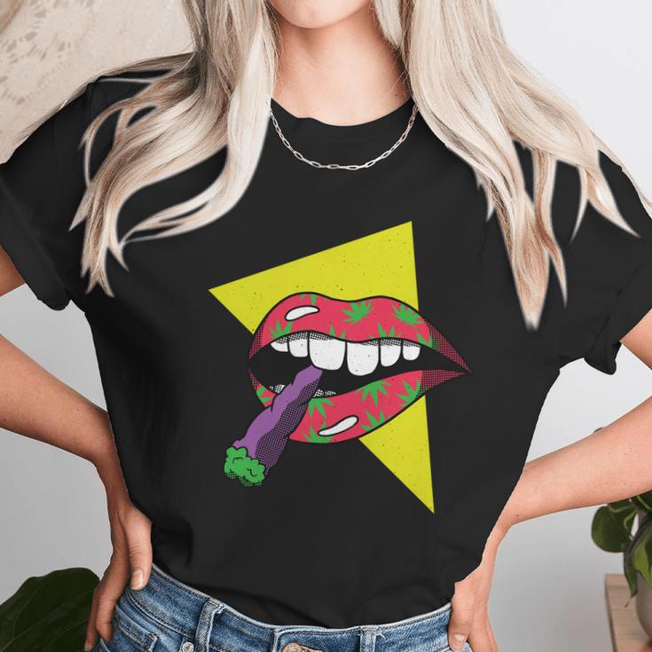 Lips Joint Unisex T-Shirt Gifts for Her