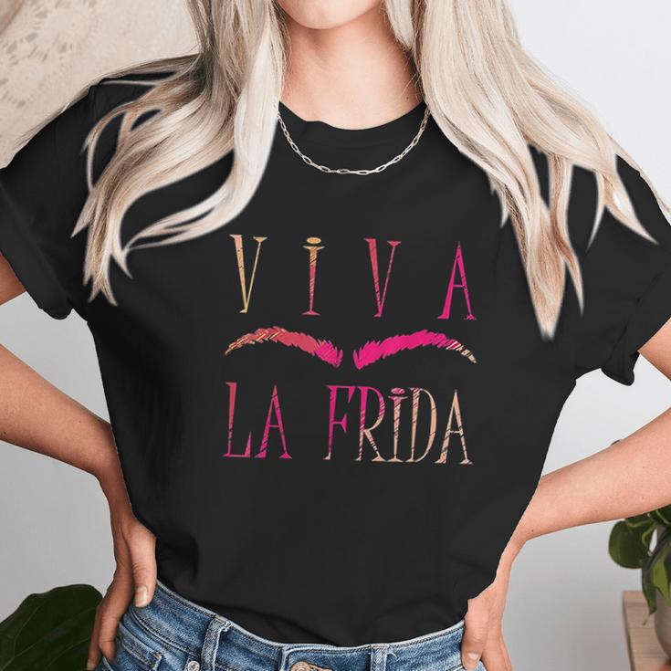 Long Live Frida Kahlo Mexican Paintings Art Painter Unisex T-Shirt Gifts for Her