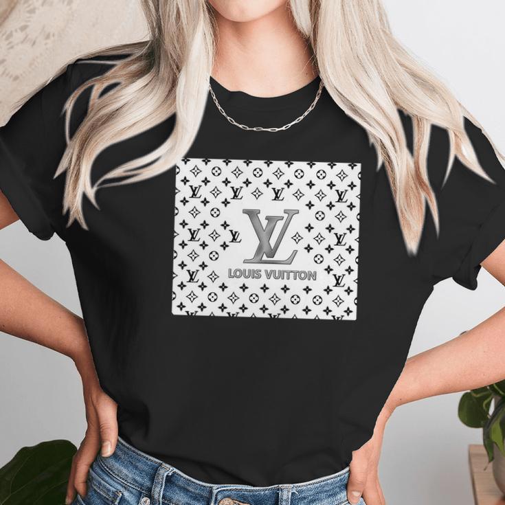 Louis Vuitton Shirt Pattern Lv Pattern White Tee 252 Unisex T-Shirt Gifts for Her