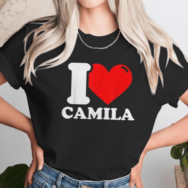 I Love Camila Unisex T-Shirt Gifts for Her