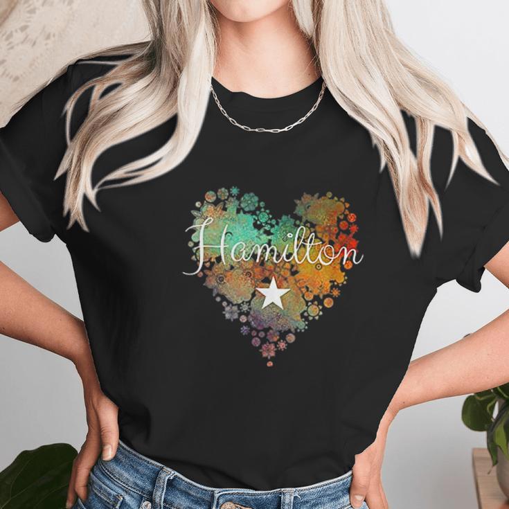 I Love Hamilton Heart Unisex T-Shirt Gifts for Her