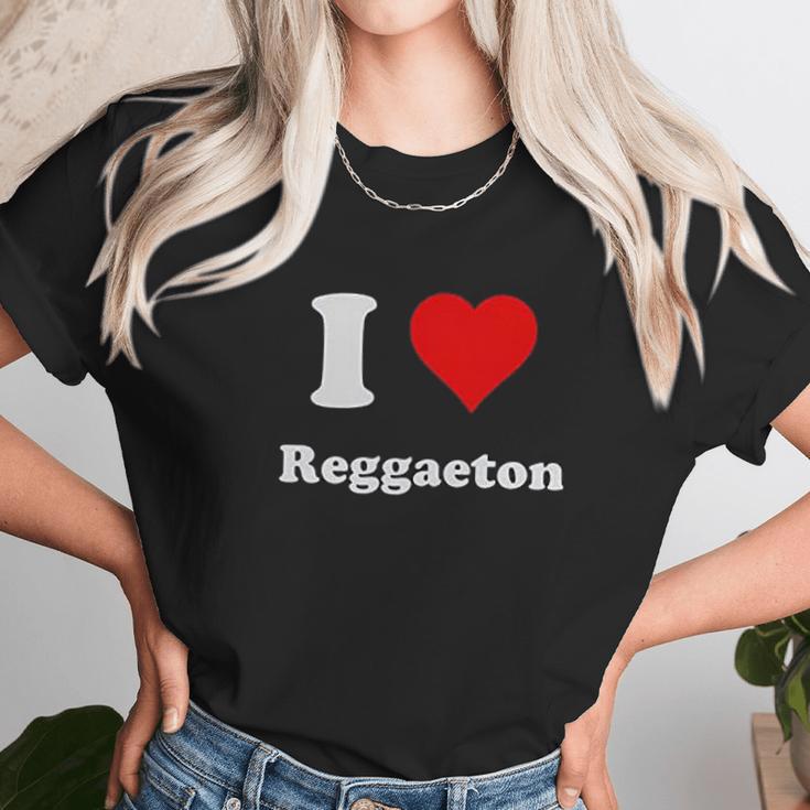 I Love Reggaeton I Heart Reggaeton Unisex T-Shirt Gifts for Her