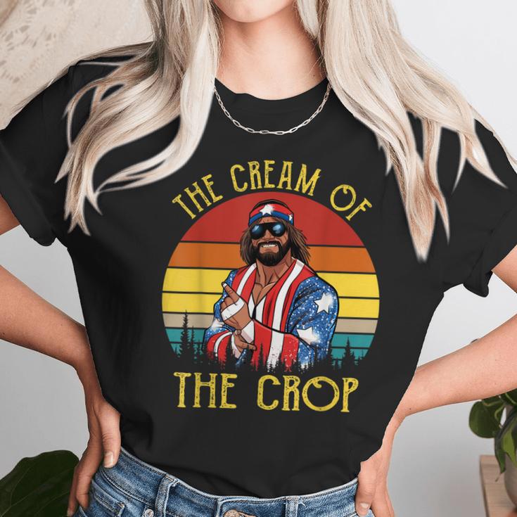 Macho-The Cream Of The Crop Wrestling Funny Retro Vintage Unisex T-Shirt Gifts for Her