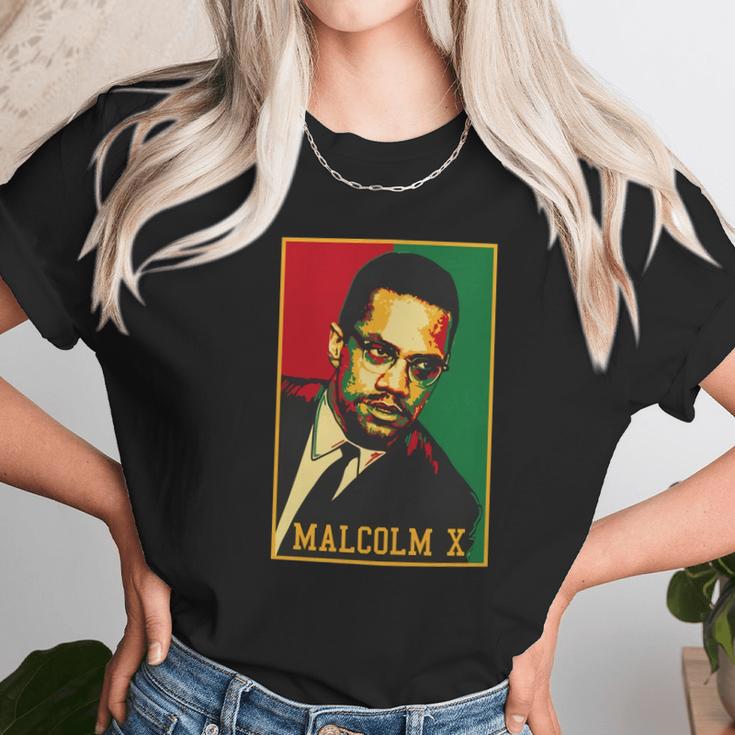 Malcolm X Retro Polo Unisex T-Shirt Gifts for Her