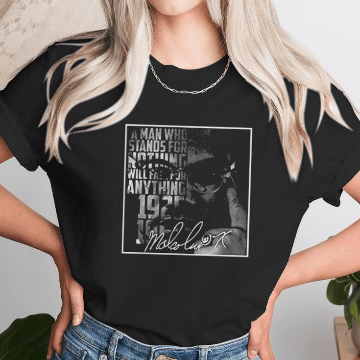 Malcolm X Signature Unisex T-Shirt Gifts for Her