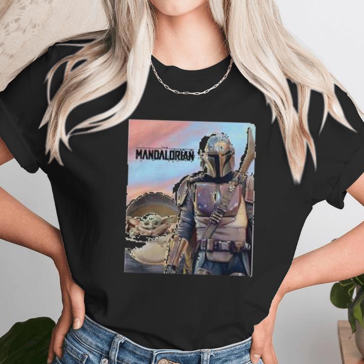 The Mandalorian The Child Painting Unisex T-Shirt Gifts for Her