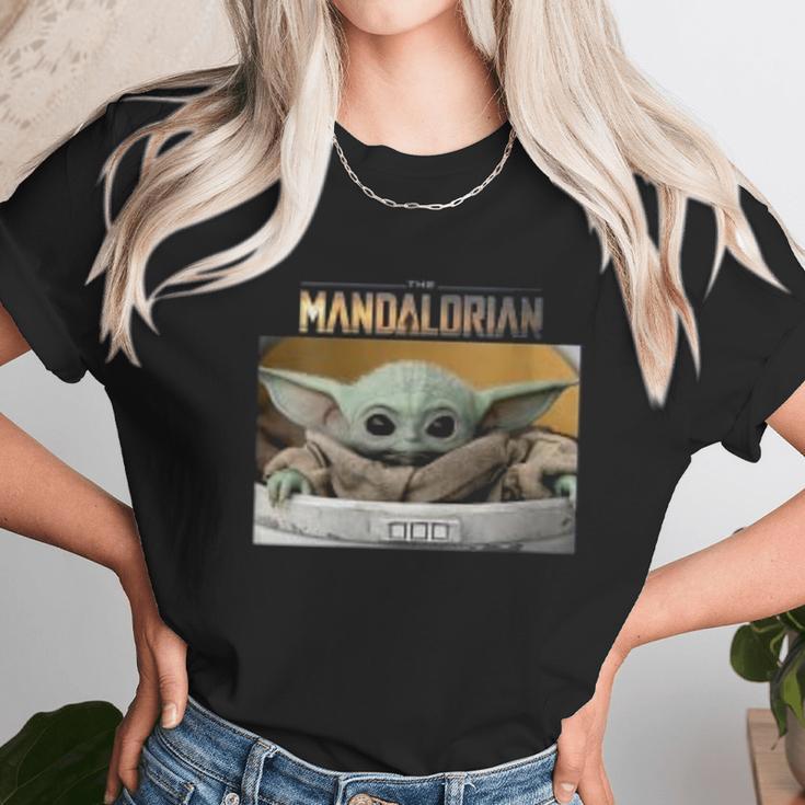 The Mandalorian The Child Pod Screenshot Logo Unisex T-Shirt Gifts for Her