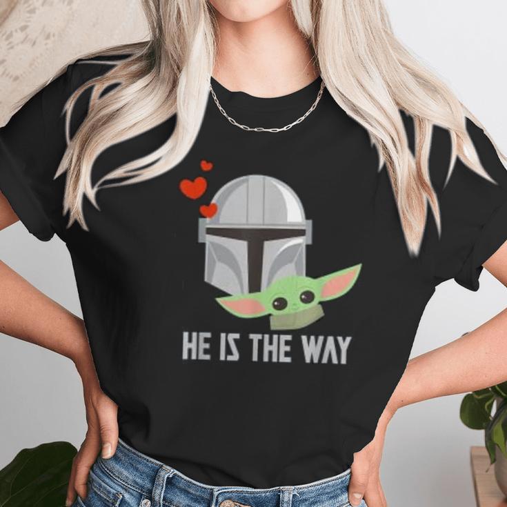 The Mandalorian And The Child He Is The Way Unisex T-Shirt Gifts for Her