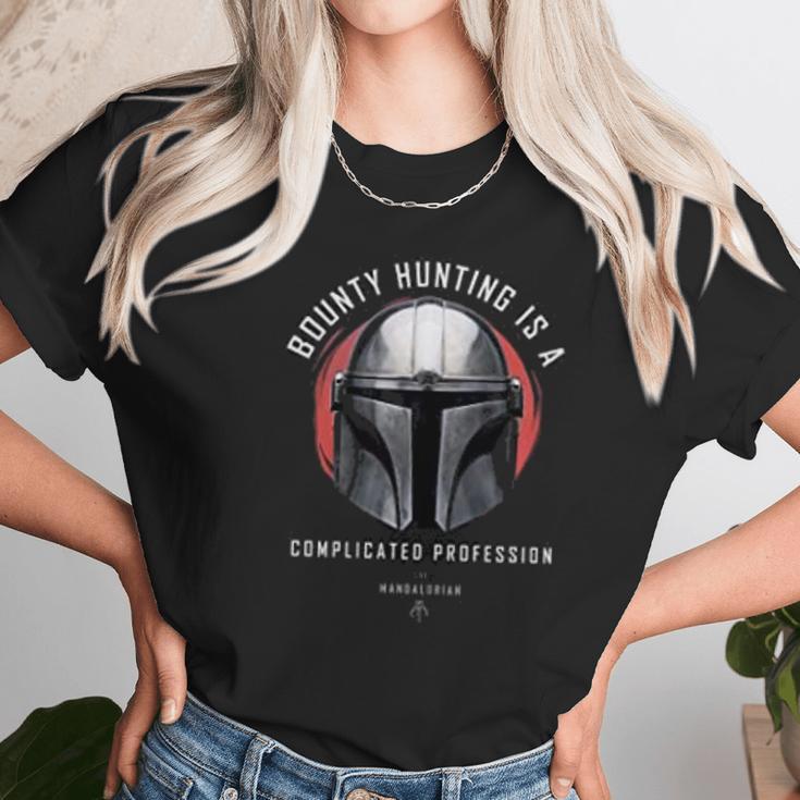 The Mandalorian A Complicated Profession Portrait Unisex T-Shirt Gifts for Her