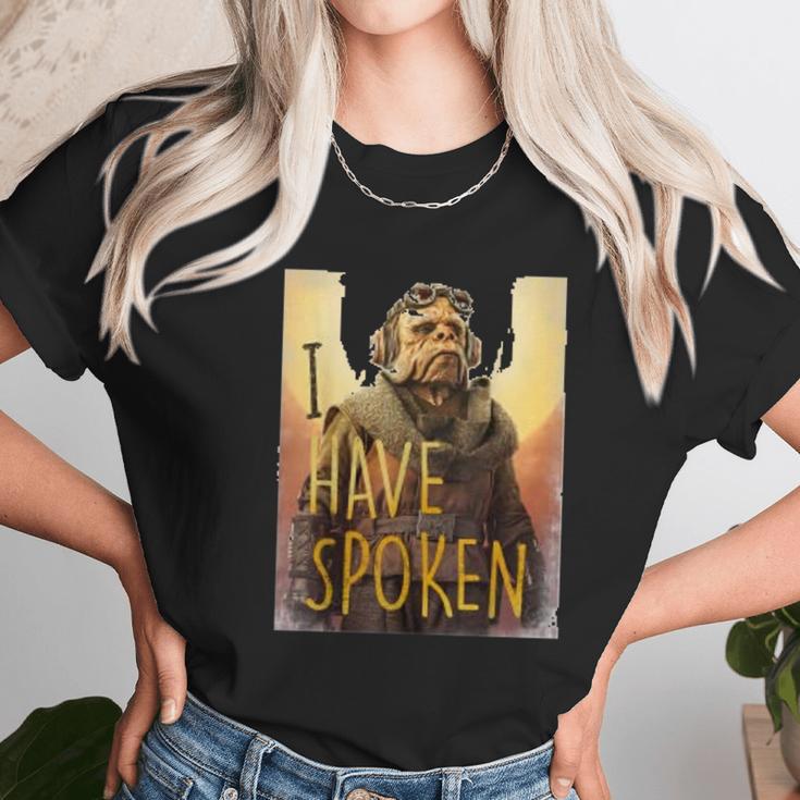 The Mandalorian Kuiil I Have Spoken Unisex T-Shirt Gifts for Her