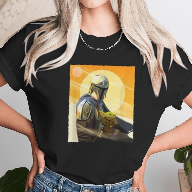 The Mandalorian Mando And The Child Clan Of Two Unisex T-Shirt Gifts for Her