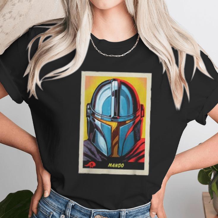 The Mandalorian Mando Trading Card Unisex T-Shirt Gifts for Her