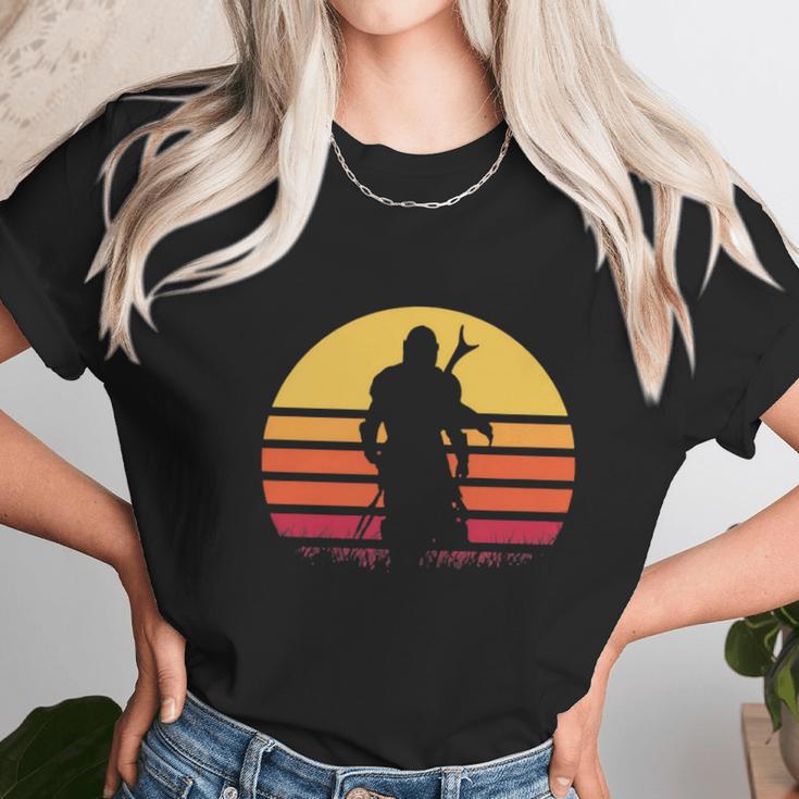 Mandalorian Retro Unisex T-Shirt Gifts for Her