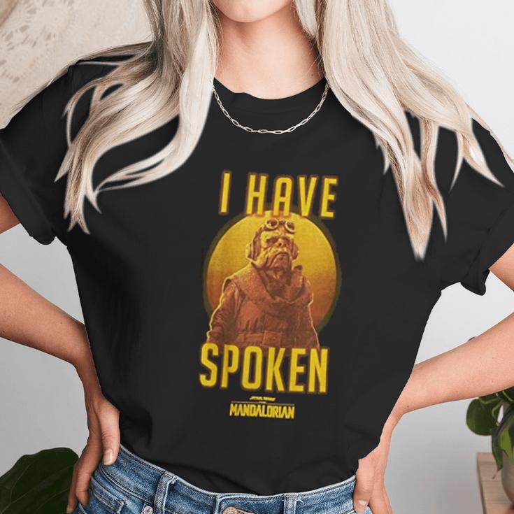 The Mandalorian I Have Spoken Unisex T-Shirt Gifts for Her