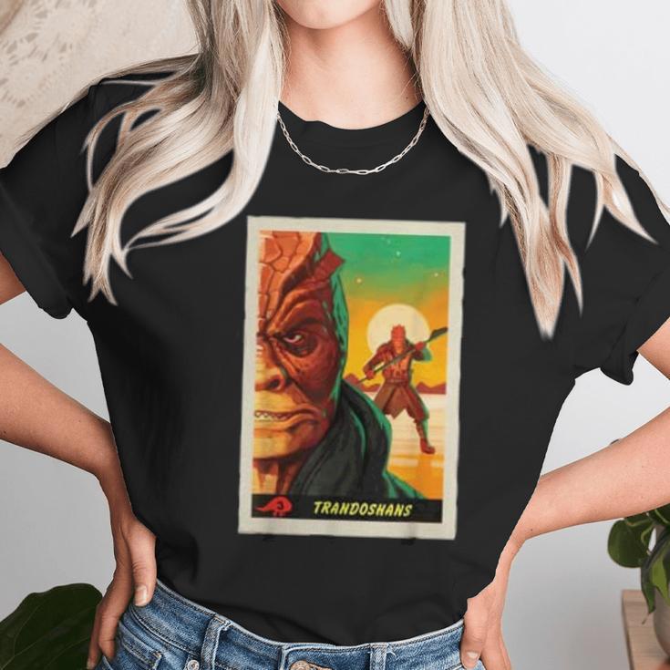 The Mandalorian Trandoshans Trading Card Unisex T-Shirt Gifts for Her