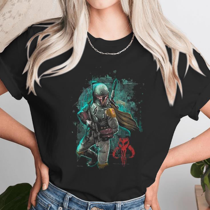 Mandalorian Warrior Graphic Unisex T-Shirt Gifts for Her