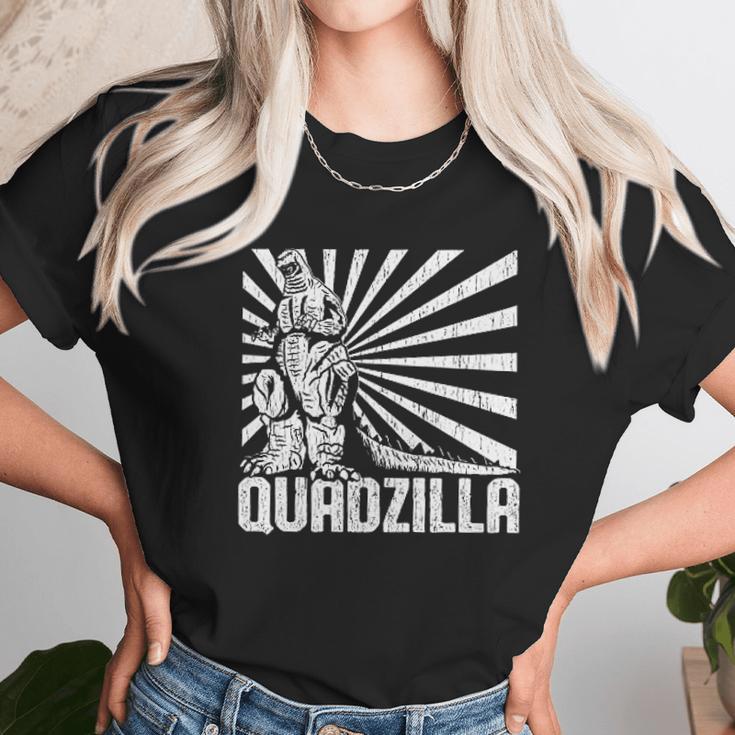 Mens Quadzilla Funny Gym Leg Day Unisex T-Shirt Gifts for Her